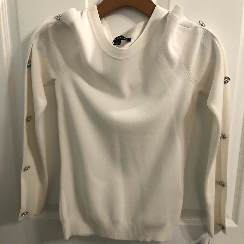 INC Glam Sparkle Detail Sweater